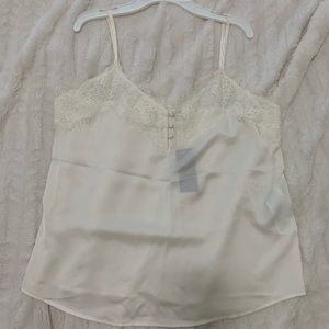NWT Silky Lace Top